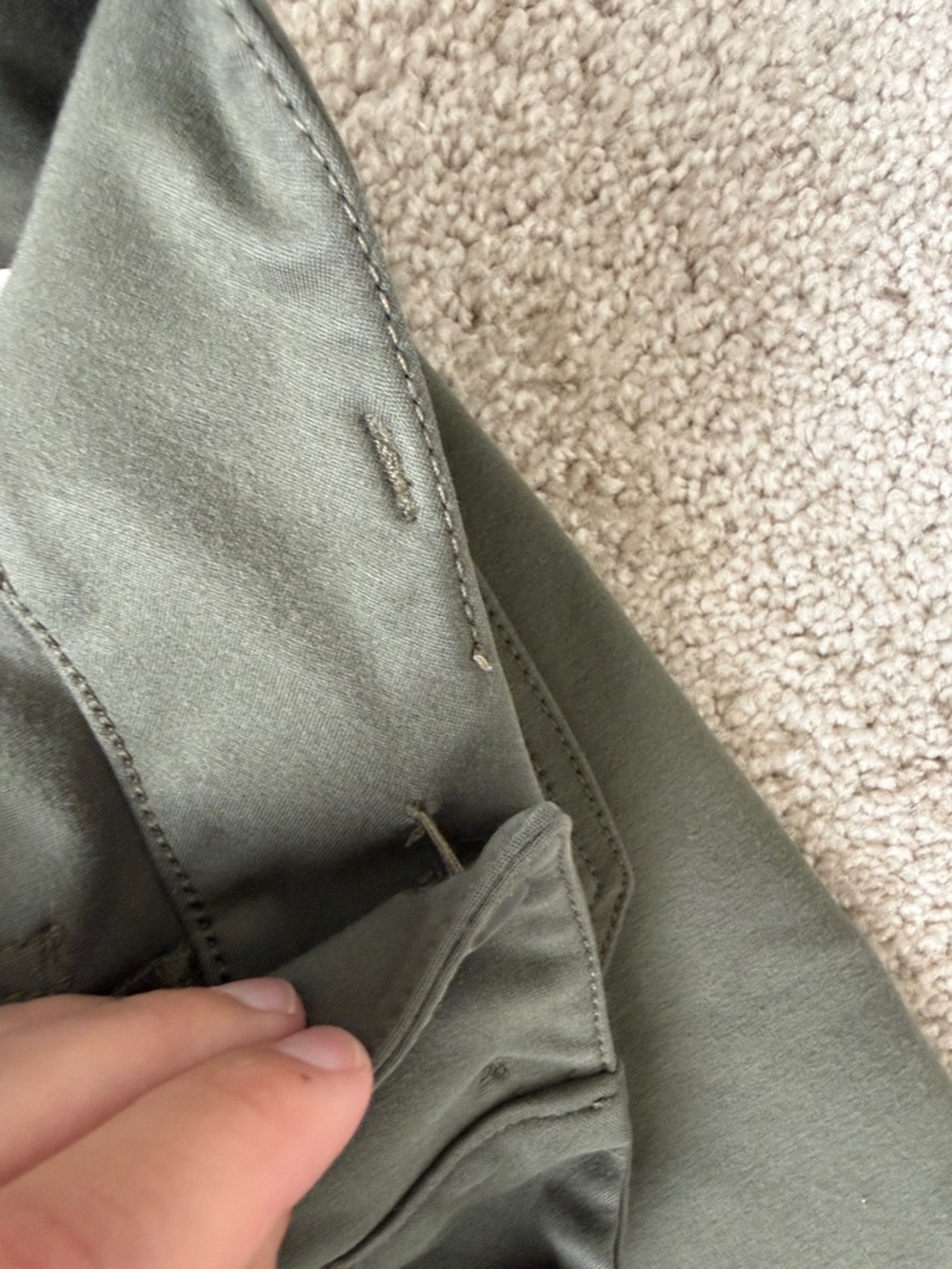 Anthropologie Maeve The Collette Wide Leg Pointe Crop Pants Green - Picture 5 of 9